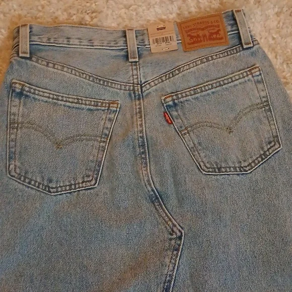 NWT LEVIS LONG ICON DENIM SKIRT - Picture 6 of 8